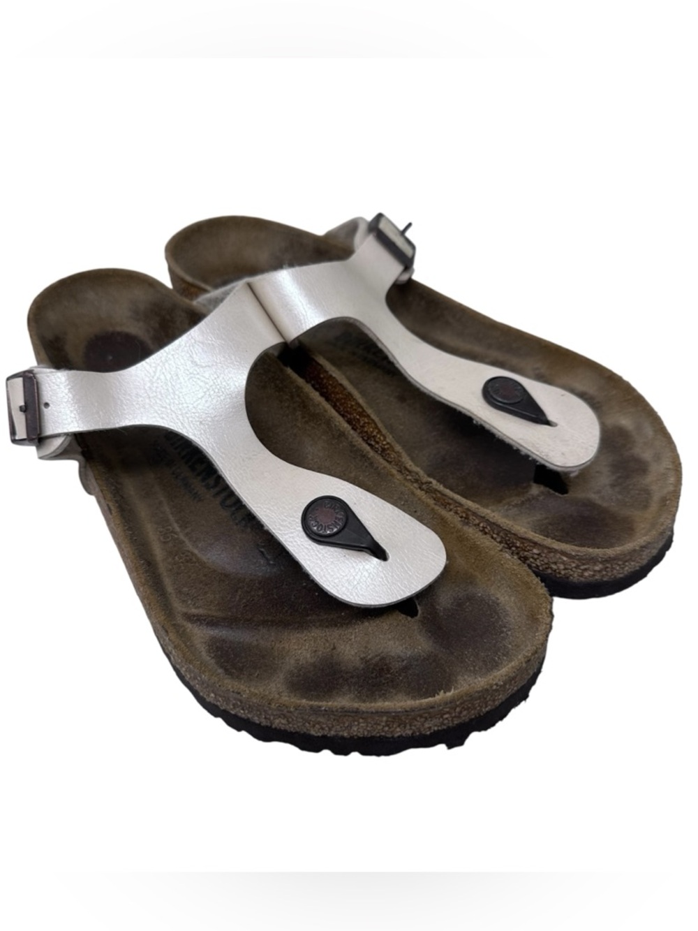Birkenstock Gizeh Unisex Leather Sandals 8 womens 6 men’s 39